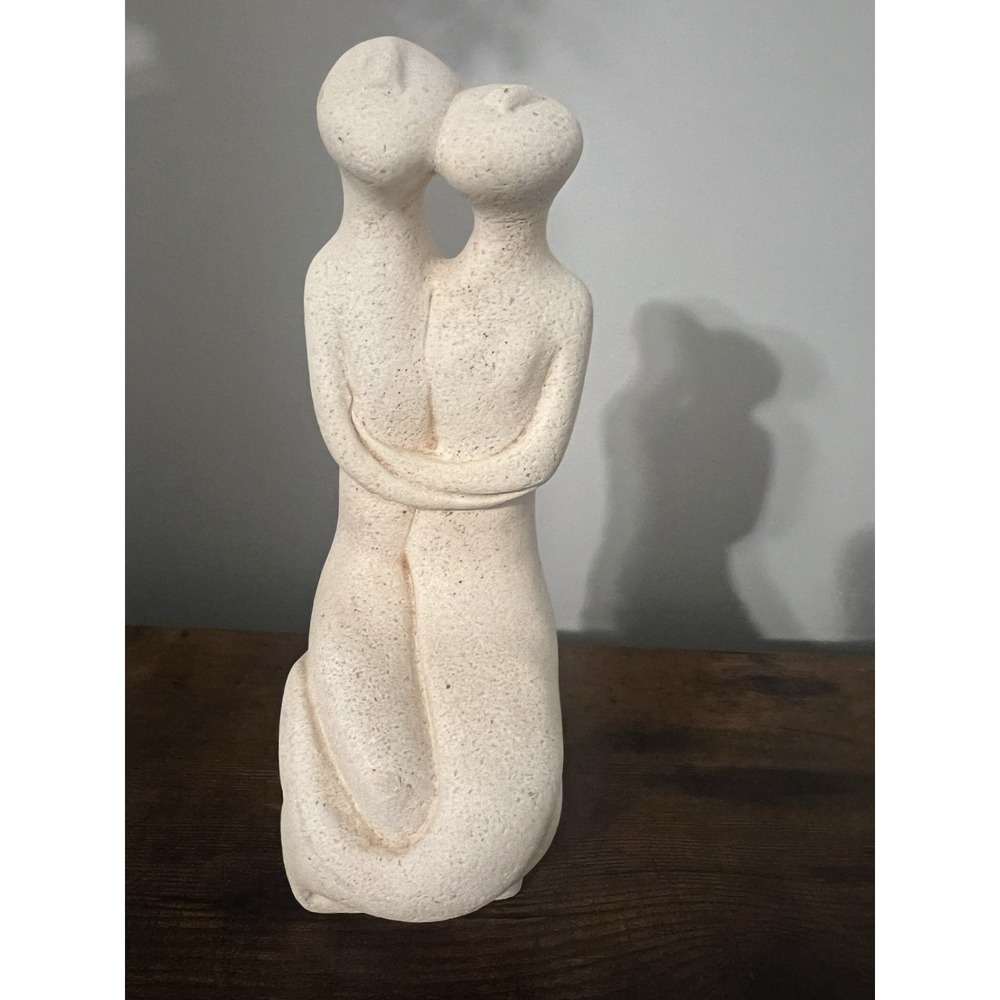 Abstract Couple Sculpture Made in Greece Minimalist Modern Romantic Decor